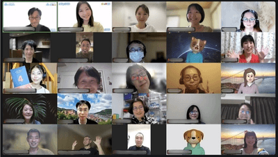 過去開催したオンライン交流会の様子（イメージ）