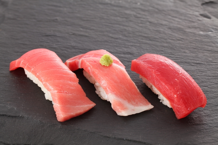 本まぐろ三昧(中とろ・大とろ・赤身)