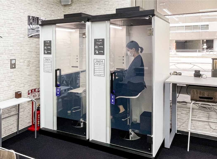 テレワークブース 利用イメージ