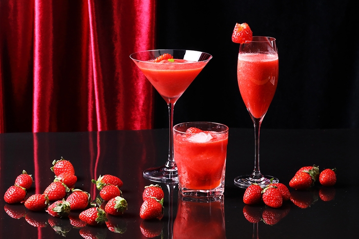 大人な魅力「ストロベリー・ナイトカクテル」(イメージ)