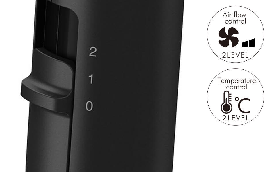 風速2段階/風温2段階調節