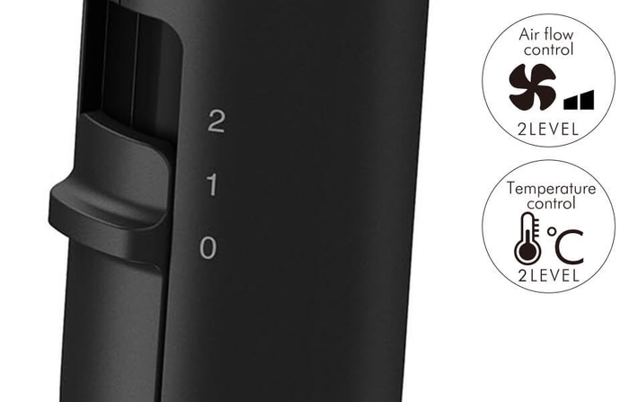 風速2段階/風温2段階調節