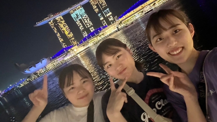 シンガポール研修での1コマ