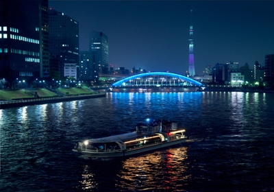 東京水辺ラインのナイトクルーズ （イメージ）