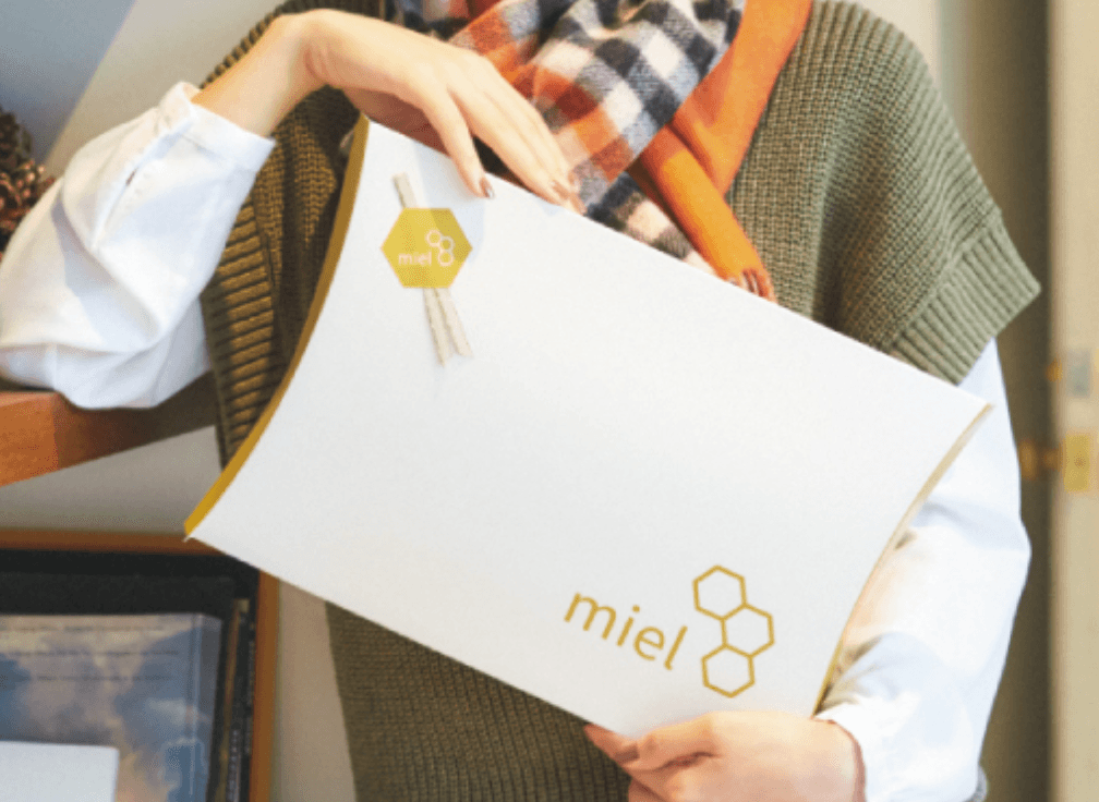 カシミヤ100% mielミエル ギフト箱