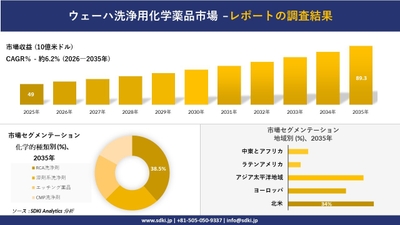 ウェーハ洗浄用化学薬品市場の収益予測と地域別シェア