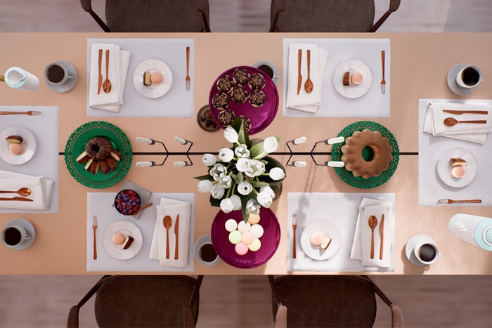 バーチャルショールーム:インテリア(食卓)