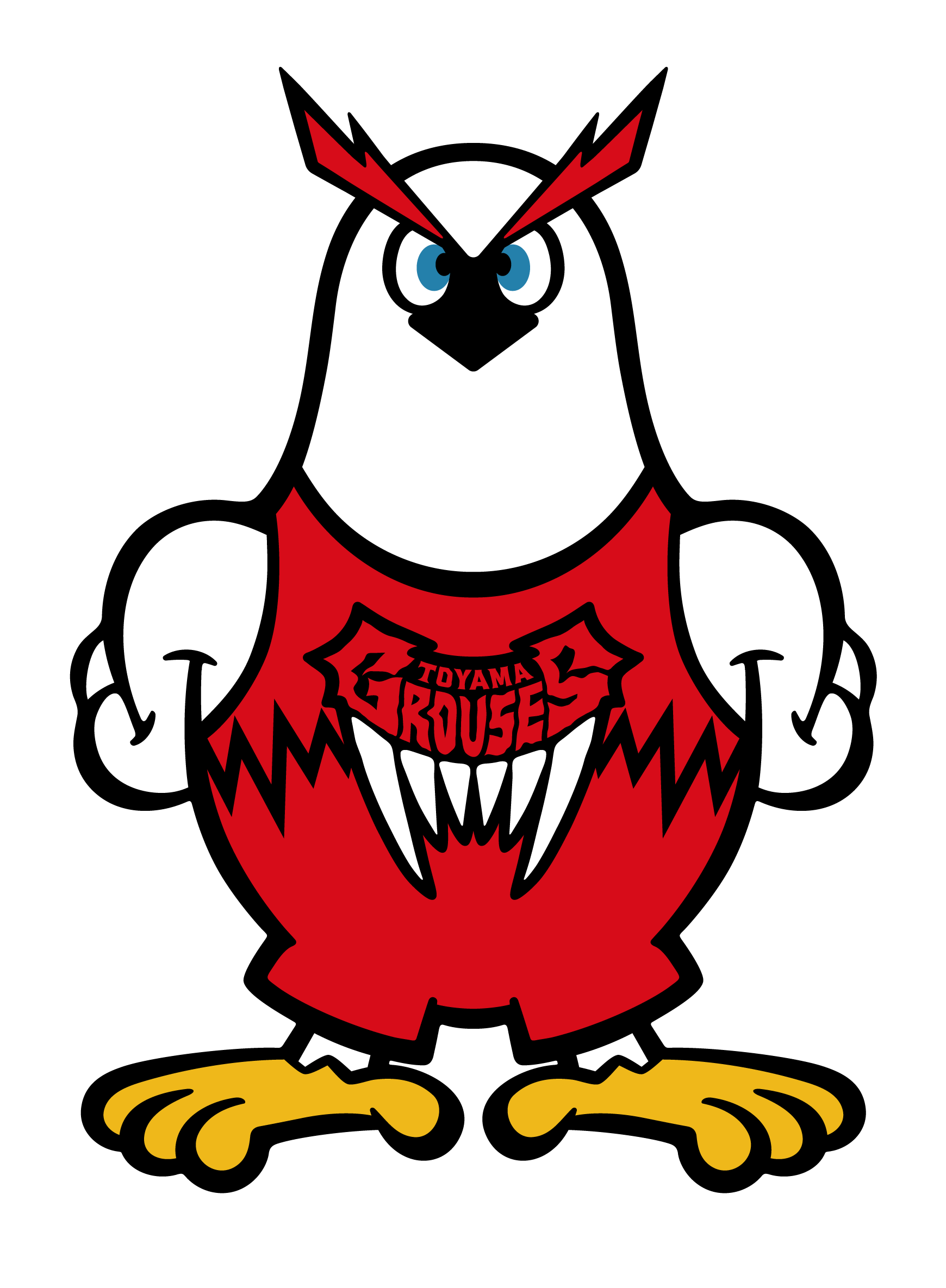 マスコットキャラクターのグラッキー