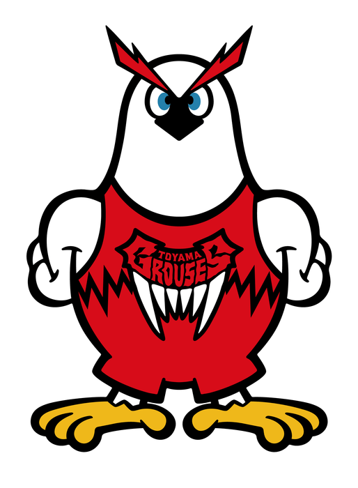 マスコットキャラクターのグラッキー