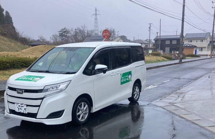 大衡村村内を走行の様子