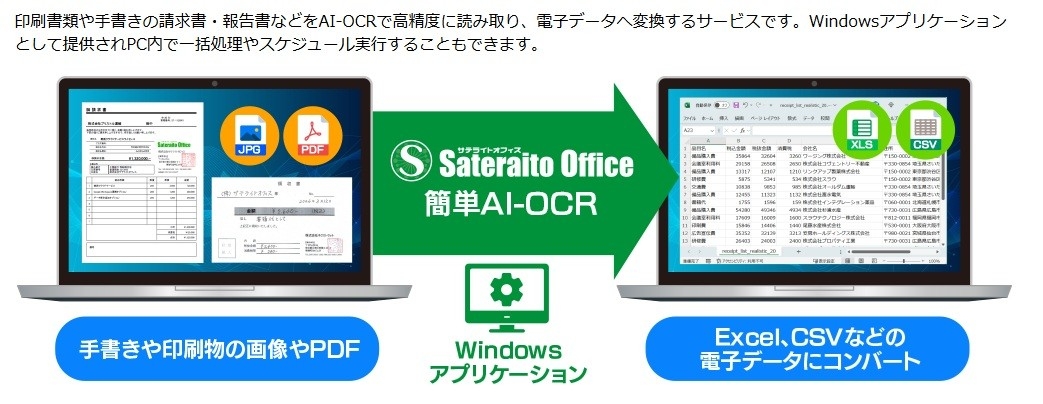 サテライトAI・簡単AI-OCRサービスとは?