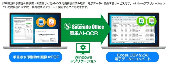 サテライトAI・簡単AI-OCRサービスとは?