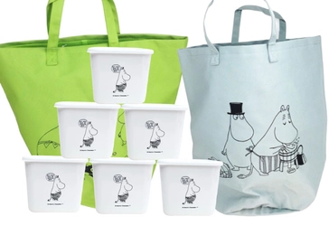 ムーミンのランドリーグッズでシンプル＆キュートな洗濯機まわりにしちゃおう！