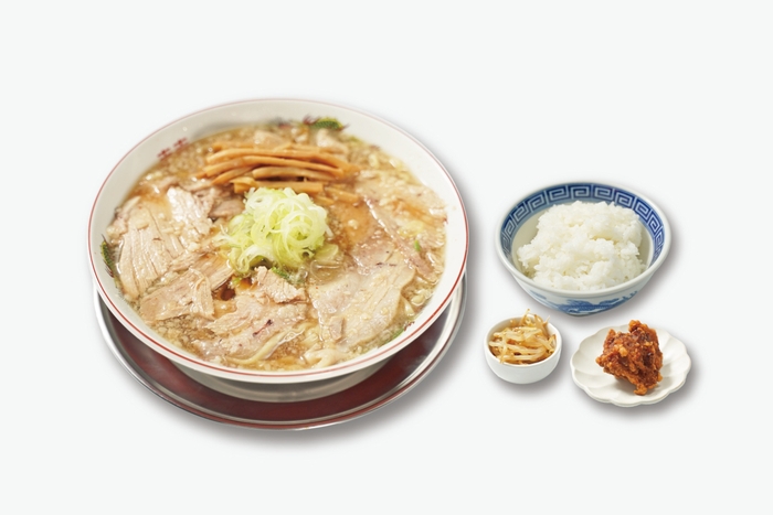 平日ランチのサービス定食(税込220円)※お好きなラーメンとセットにできます