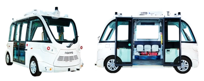 マクニカ、子会社である仏Navya Mobility製の新型自動運転EVバス「EVO3」を発表