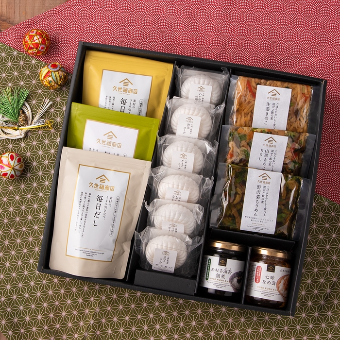 毎日だしが入った久世福の盛沢山ギフト:7,700 円(税込・送料無料)