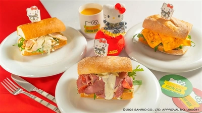 ボリューム満点のサンドイッチが新登場！ 「HELLO KITTY SHOW BOX」 新メニュー 8月1日より提供開始