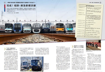 相鉄・東急新横浜線開業 記念時刻表 特集ページ（イメージ）