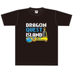 ▲「ドラゴンクエスト アイランド」4周年記念 Tシャツ(黒/白)（S/M/L/XL）／5,280円（税込）