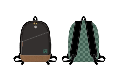 ニジゲンノモリ×アニメ『鬼滅の刃』 着物柄リュック (炭治郎)/6,050円（税込）