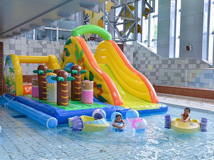 ビッグエアスライダーにちびっこも大興奮!