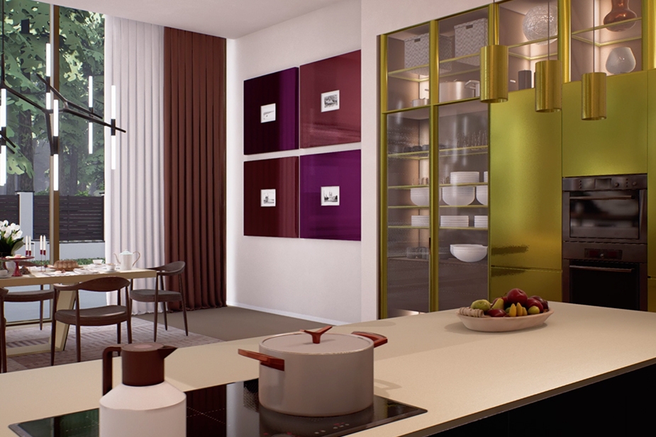 バーチャルショールーム:キッチン、ダイニング