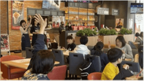 「千葉ジェッツ子ども食堂」にて 食育活動の様子