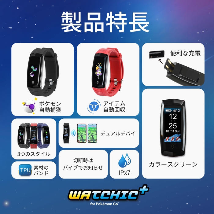 「Watchic Plus」の製品特長