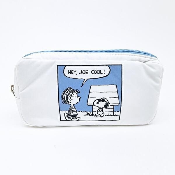 シンプルが一番！スヌーピーのコミックデザインポーチ。