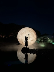 大濠公園 日本庭園が光のアート空間に―― 『宙-SORA-』来場3万人突破、2025年10月より常設開催決定！