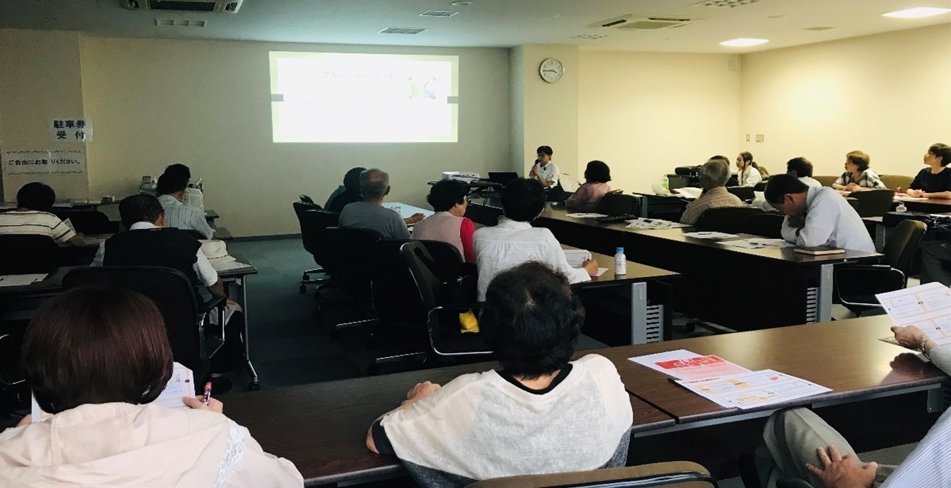 令和元年(2019年)の「肝臓教室」開催時の様子