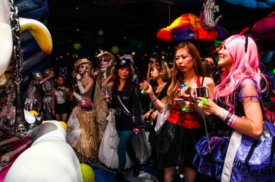 ▲2015年「KAWAII MONSTER CAFE Halloween」開催時の様子①