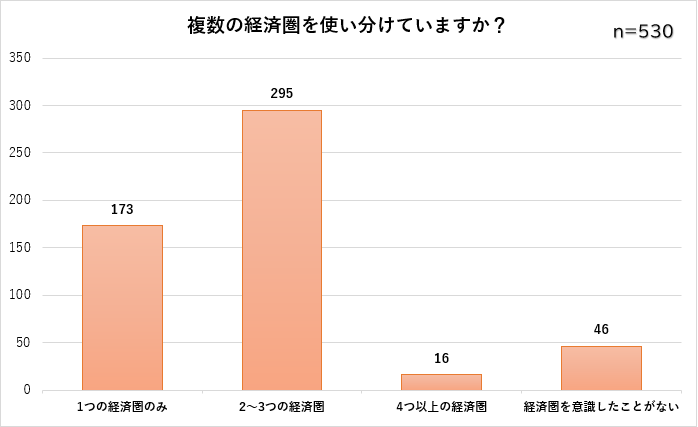 複数の経済圏の使い分け
