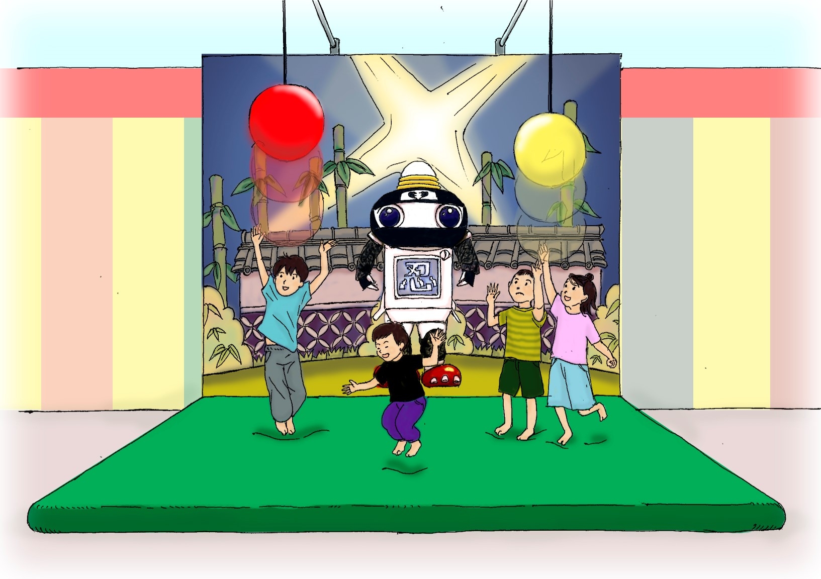 ぼよよんジャンプ!(イメージ)