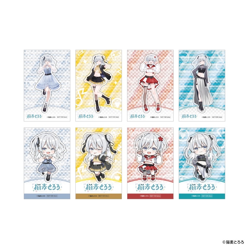 ▲第2弾ホロステッカー(全8種)