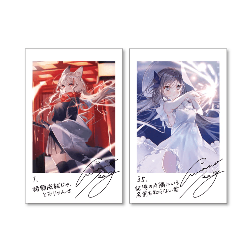 チェキ風ステッカー