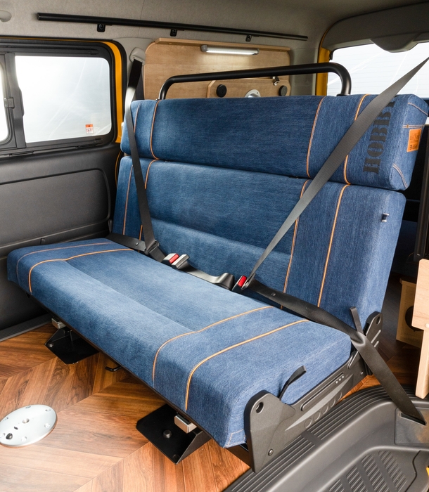 オーバーランダーW カイハラデニム内装1