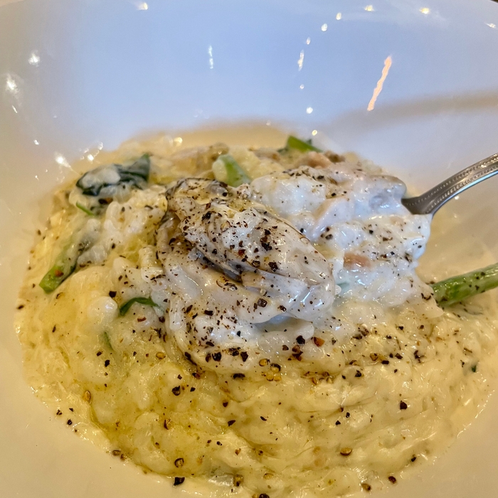 牡蠣のリゾット