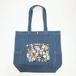 【サンリオ×ダイナー】カラフルで可愛い！デニムバッグとポーチでアメカジコーデを完成