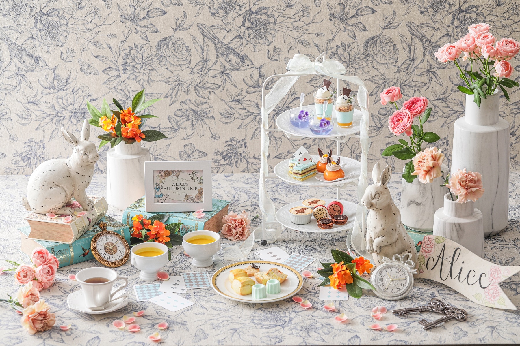 【名古屋・星ヶ丘】童話“不思議の国のアリス”の世界へいざなうスイーツイベント!『不思議の国のアリス アフタヌーンティー~Alice’s Autumn Trip~』