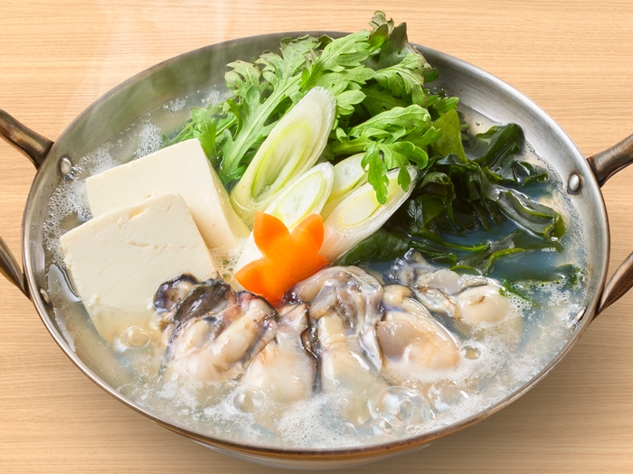 旬の贅沢!「かき鍋」1,280円(税込1,408円)