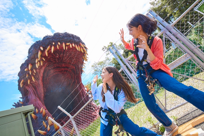 ▲大迫力のゴジラが目の前に!