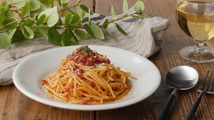 <ボロネーゼパスタ>