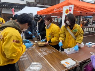 【名城大学】ボランティア協議会が連携協定を締結する富山県南砺市の「つごもり大市」に参加