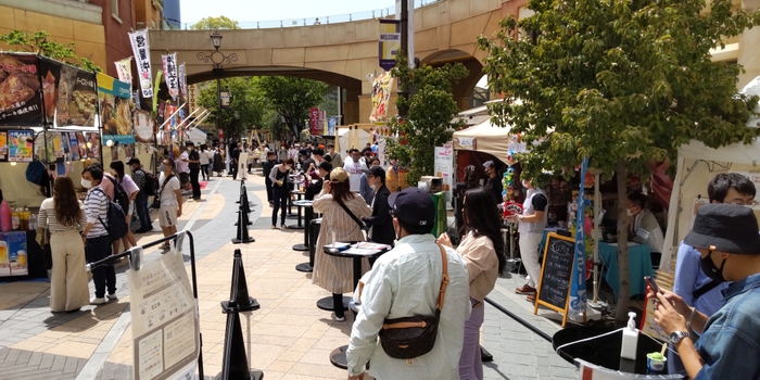 屋台&飲食会場(2021年) ※キープディスタンス対策
