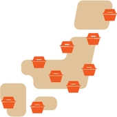 同じ料理を全国一斉配送!