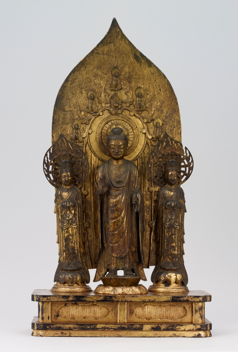 画像6 重要文化財 如来および両脇侍立像