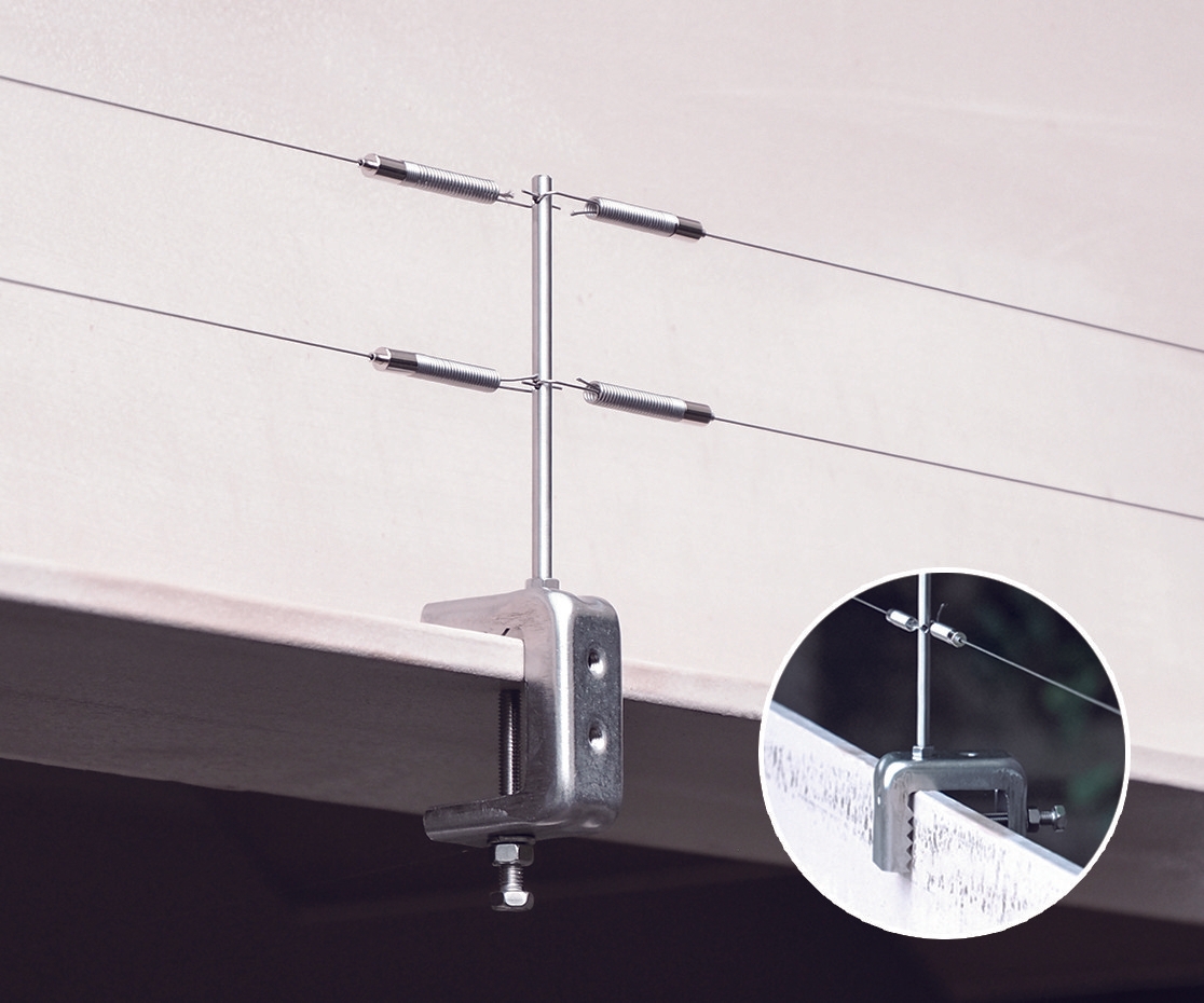 株式会社コーユー、防鳥ワイヤー「ハトワイヤー」新支柱を正式販売開始