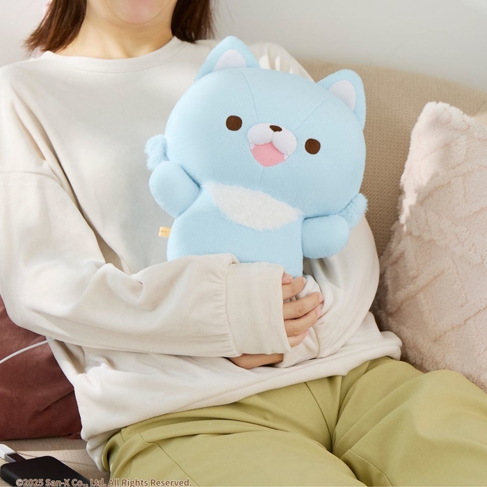 あったかぬいぐるみ アオイコオオカミ イメージ1