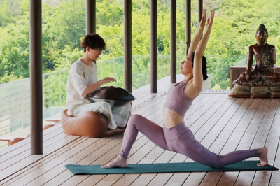 ▲幻想的な音と自然に抱かれ、心身を癒す1泊2日の宿泊イベント